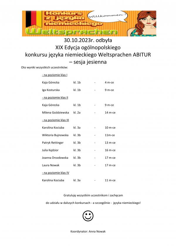 weltsprachen abitur 2024