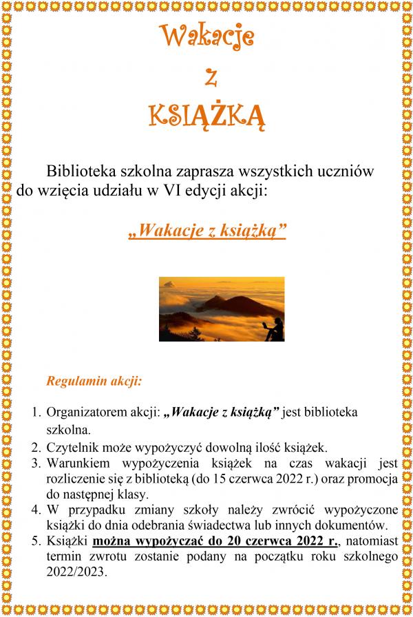 WAKACJE Z KSIAKA
